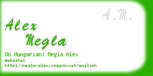 alex megla business card